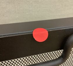 Open Box: Industrial Fireplace Screen, Small (38") - Dark Bronze