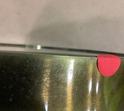Open Box: Linden Oval Mirror (22" x 33") - Tumbled Brass