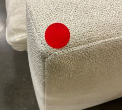 Open Box: Pearce Modern Square Arm Wedge - Performance Boucle Oatmeal