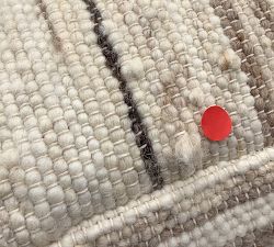 Open Box: Textured Pouf - Neutral
