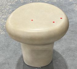 Open Box: Vila Concrete Round Outdoor Drink Table (18")