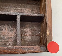 Open Box: Wooden Printers Tray Wall Art