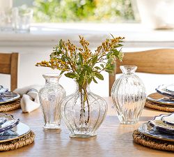 Hammered Glass Vase