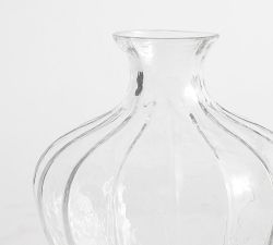 Hammered Glass Vase