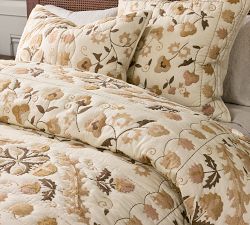 Inez Suzani Embroidered Quilted Sham