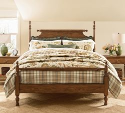 Lydia Palampore Embroidered Quilt