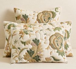 Lydia Palampore Embroidered Quilt
