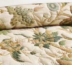 Lydia Palampore Embroidered Quilt