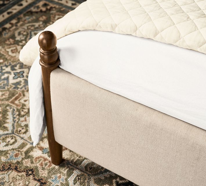 Chris Loves Julia Modern Traditional Bed | Pottery Barn