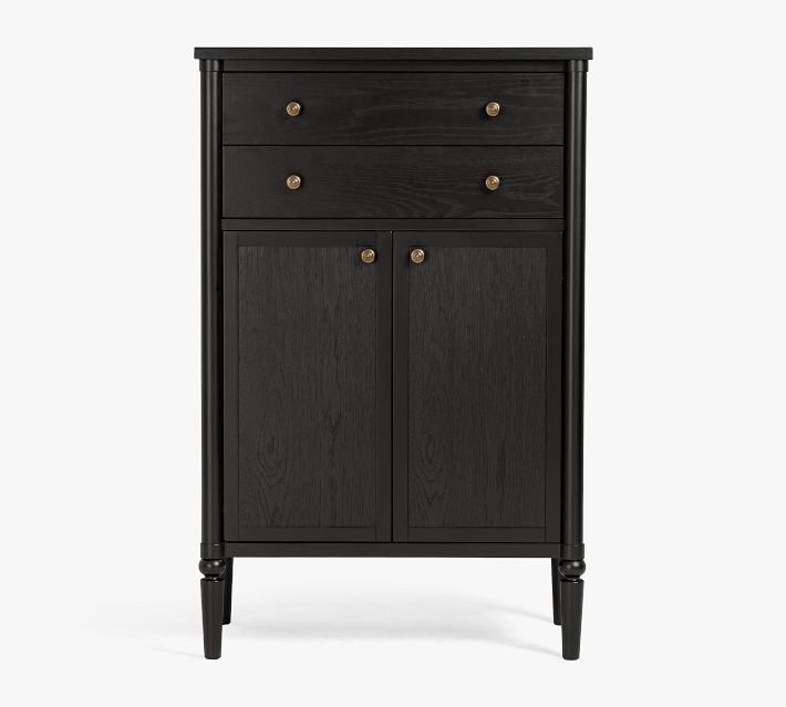 Chris Loves Julia Tall Dresser, Onyx, 33" | Pottery Barn Chris Loves Julia Tall Dresser, Onyx, 33" | Pottery Barn