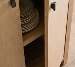 Modern Farmhouse 34" Wine Storage with Cabinet
