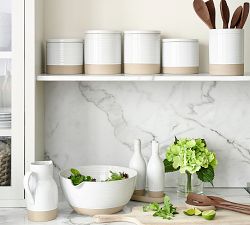 Quinn Handcrafted Stoneware Crock Utensil Holder