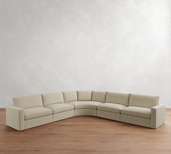 Westwood Square Arm 5-Piece Curved Wedge Sectional (151")