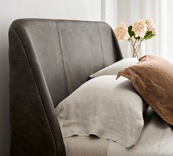 Layton  Leather Bed