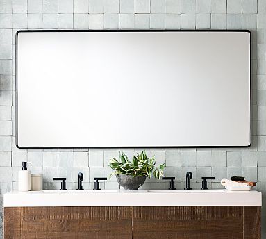 Vintage Double Wide Mirror | Pottery Barn