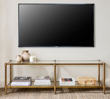 Everson Glass Media Console (73