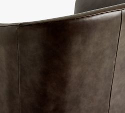 Baldwin Leather Swivel Desk Chair