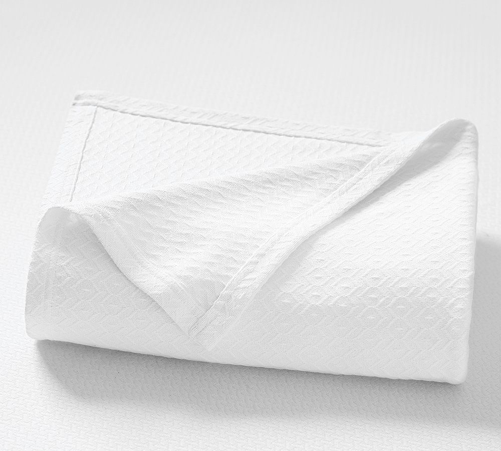 Diamond Organic Cotton Blanket by Pottery Barn