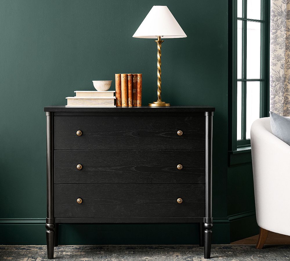 Chris Loves Julia Modern Traditional 3-Drawer Dresser (40") by Pottery Barn
