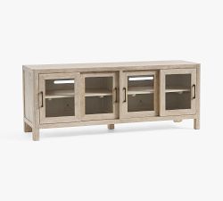 Aptos Low Glass Media Console (62")