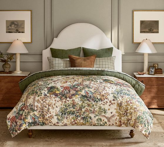 Fantastical Forest Reversible Duvet Cover by Pottery Barn