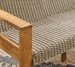 Get The Look: Malibu Teak &amp; Rope Sofa Outdoor Lounge Set