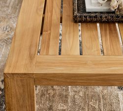 Malibu Teak Rectangular Outdoor Grand Coffee Table (58")
