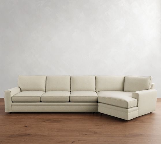 Pearce Square Arm Cuddle Chaise Sectional (133"-163") by Pottery Barn