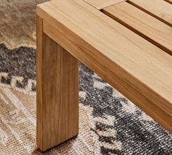 Malibu Teak Rectangular Outdoor Grand Coffee Table (58")