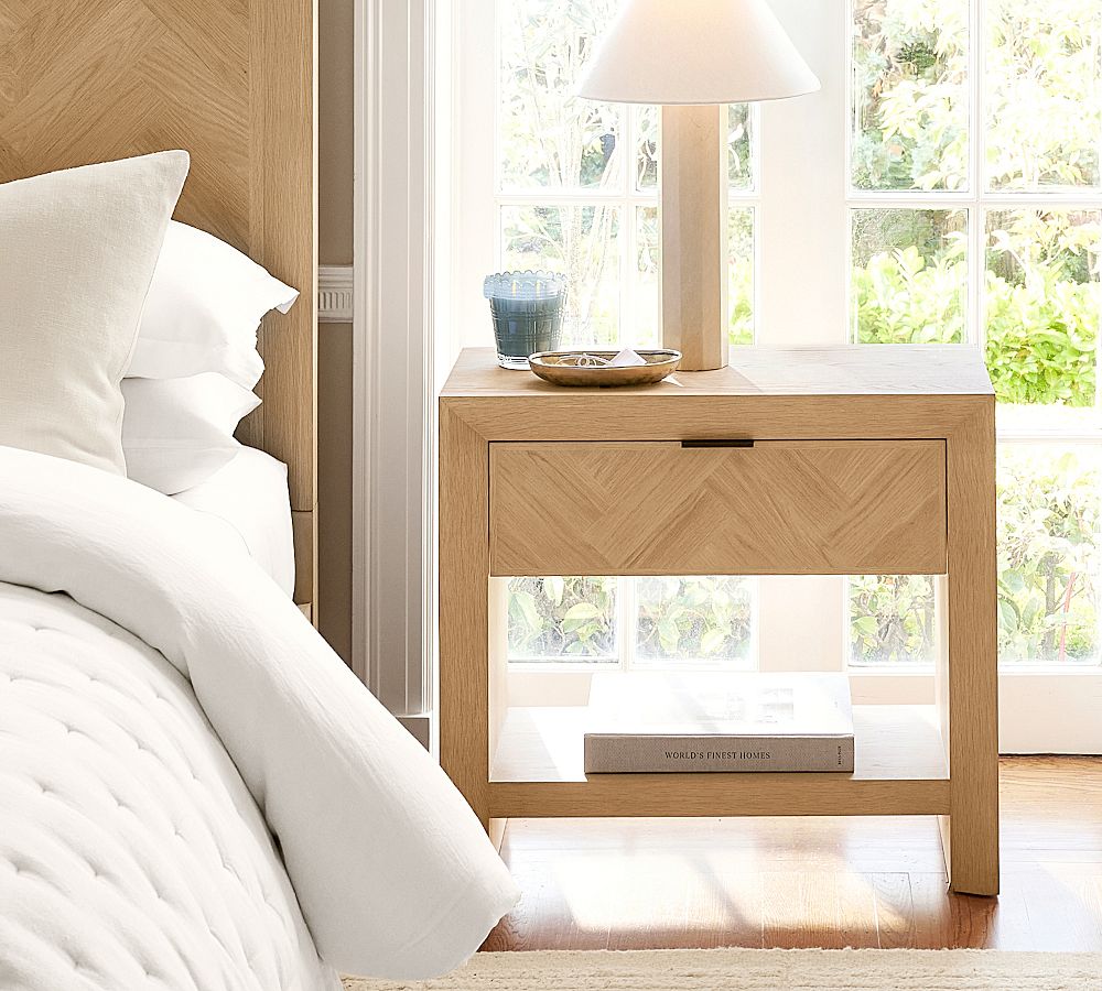 Blair Herringbone Nightstand (30") by Pottery Barn