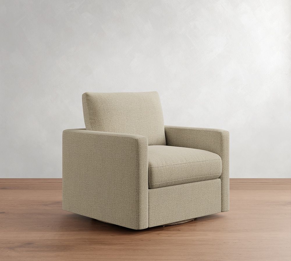 Westwood Slim Arm Swivel Chair by Pottery Barn