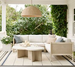 Cove Striped Outdoor Performance Rug