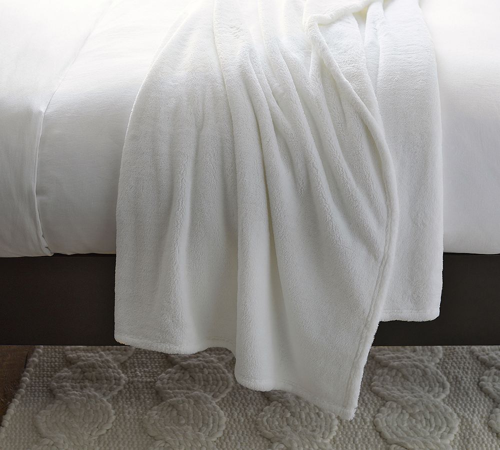 Faux Fur Cozy Blanket by Pottery Barn