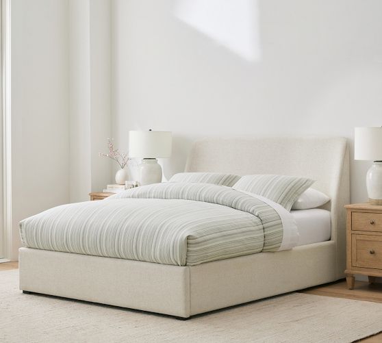 Layton Upholstered Bed by Pottery Barn