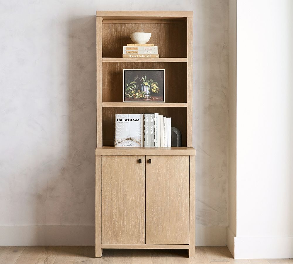 Modern Farmhouse Shelf with Cabinet (34") by Pottery Barn