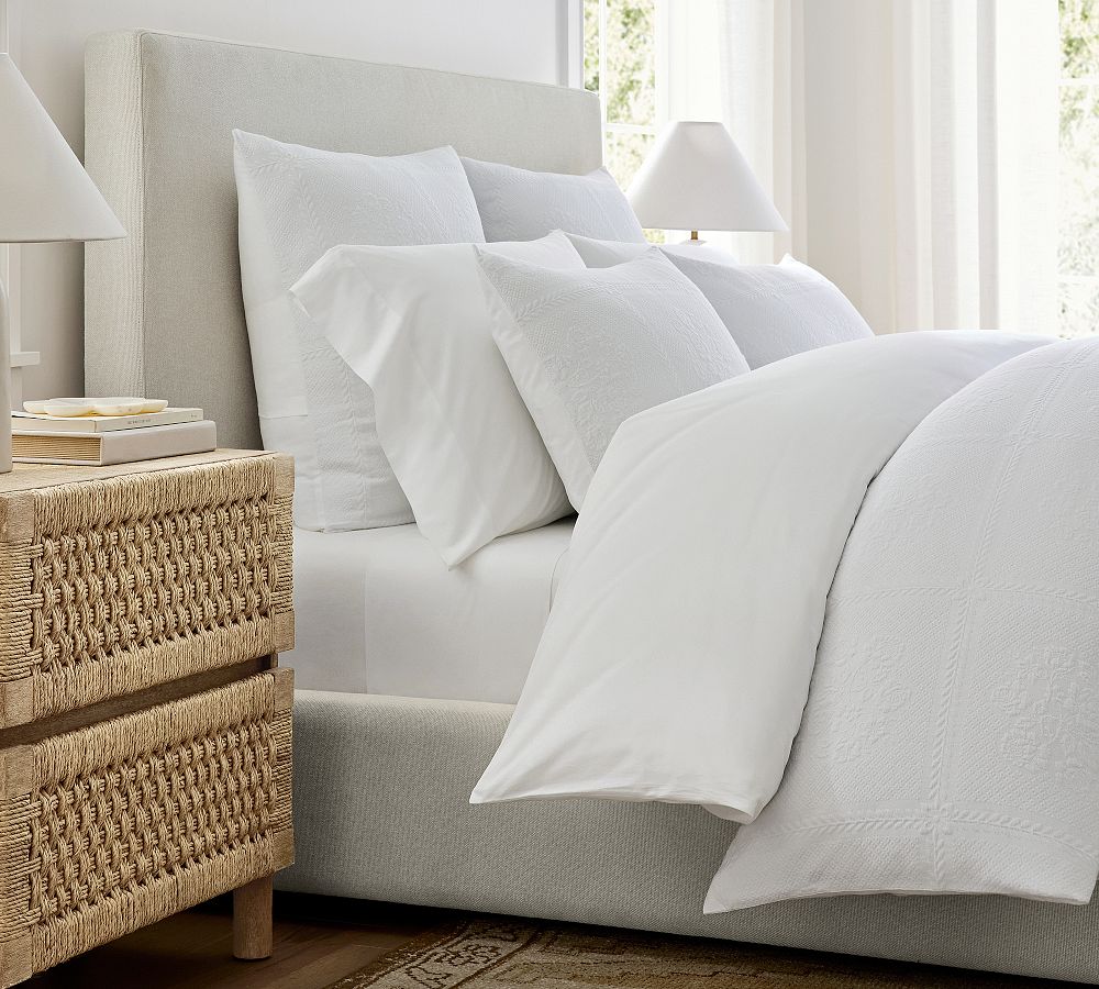 Westwood Slim Upholstered Bed by Pottery Barn