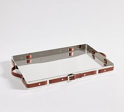 Open Box: Leather Belt Buckle Tray - Multi