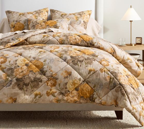 Vivienne Floral Percale Comforter by Pottery Barn