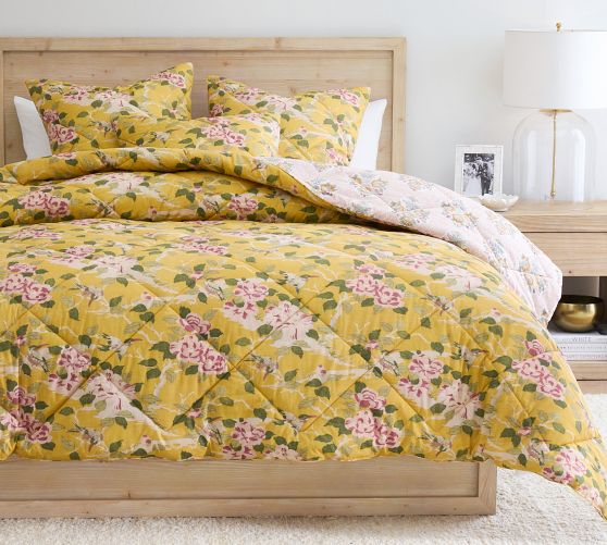Soleil Reversible Percale Comforter by Pottery Barn