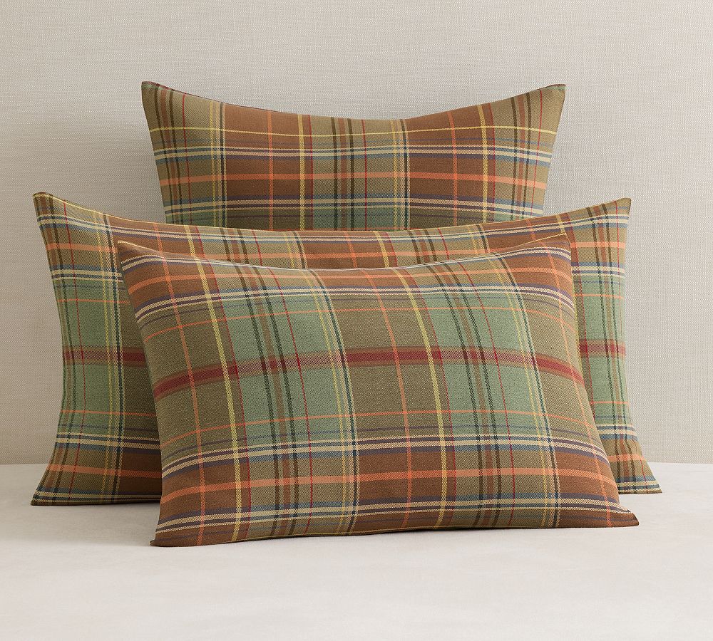 Woodrow Plaid Sham by Pottery Barn