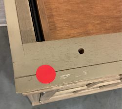 Open Box: Livingston Glass Door Cabinet without Top (35") - Seadrift