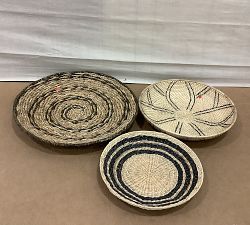 Open Box: Handwoven Basket Wall Art, Set of 3 - Natural