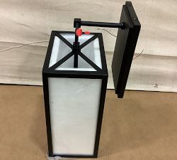 Open Box: Manor Outdoor Glass &amp; Iron Sconce (19'') - Bronze