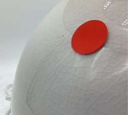 Open Box: Mccoy Ceramic Globe Table Lamp, Large (24" H) - White