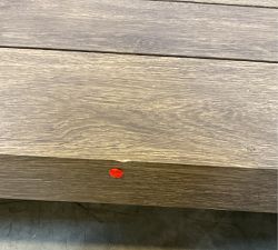 Open Box: Rockport Rectangular Outdoor Coffee Table (66") - Faux Wood Gray