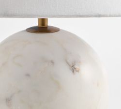 Marlo Stone Round Table Lamp (26")