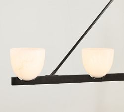 Chamberlin Alabaster Linear Chandelier (48")