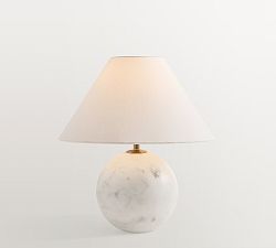 Marlo Stone Round Table Lamp (26")