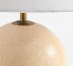 Marlo Stone Round Table Lamp (26")