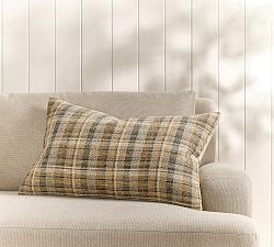 Knocks Plaid Lumbar Pillow Cover
